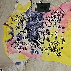 Industrial Indigo Rabbit Tie Dye Shirt